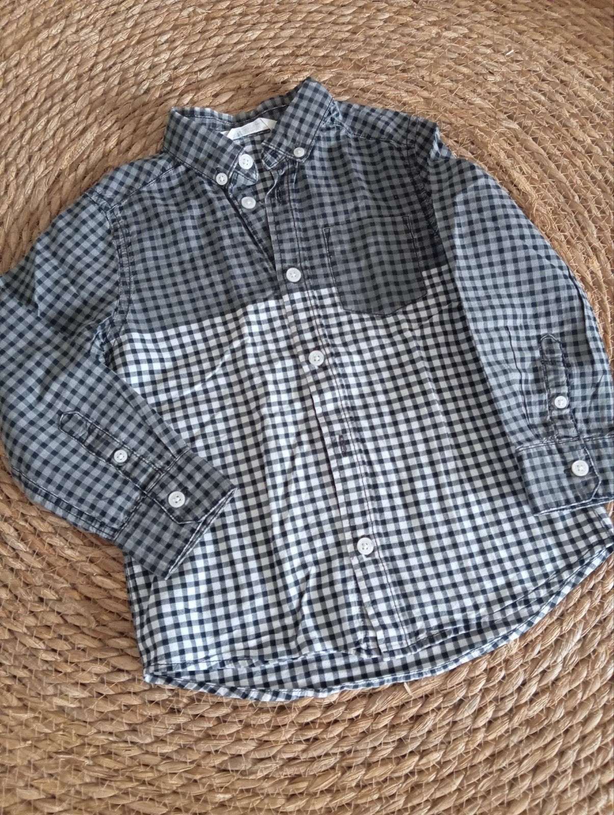Leuke geruite blouse van H&M - Maat 104, Kinderen en Baby's, Kinderkleding | Maat 104, H&M, Overhemd of Blouse, Ophalen of Verzenden