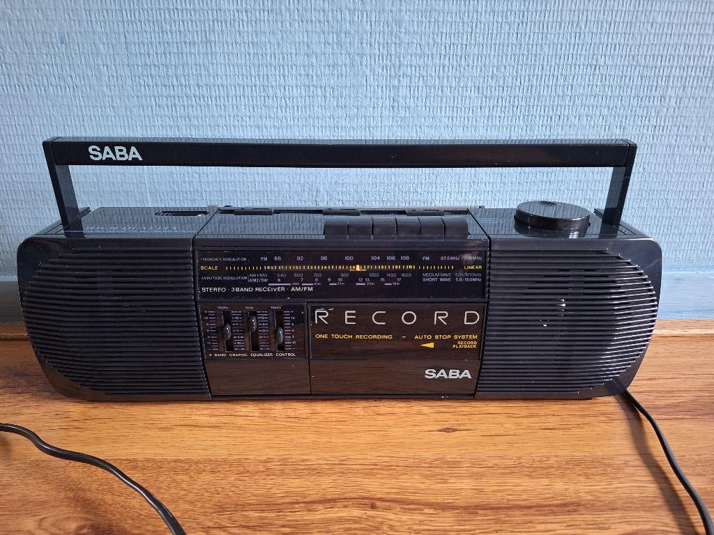 Radiocassetterecorder, Audio, Tv en Foto, Cassettedecks, Enkel, Overige merken, Ophalen of Verzenden