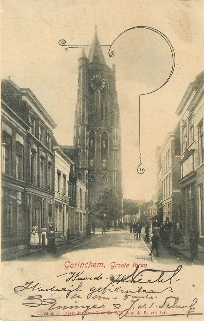 379-106-003 Gorinchem Groote Kerk, Verzenden, Voor 1920, Zuid-Holland