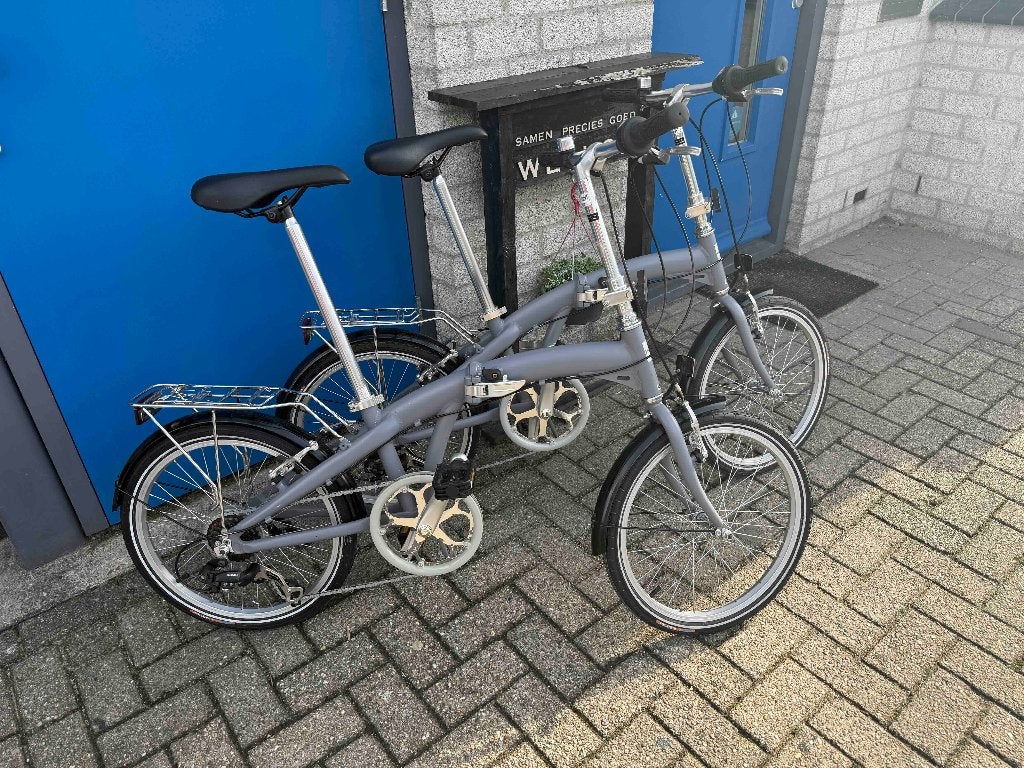 Vouwfietsen met versnelling, zo goed als nieuw, Fietsen en Brommers, 20 inch of meer, Velgrem, Versnellingen, Zo goed als nieuw