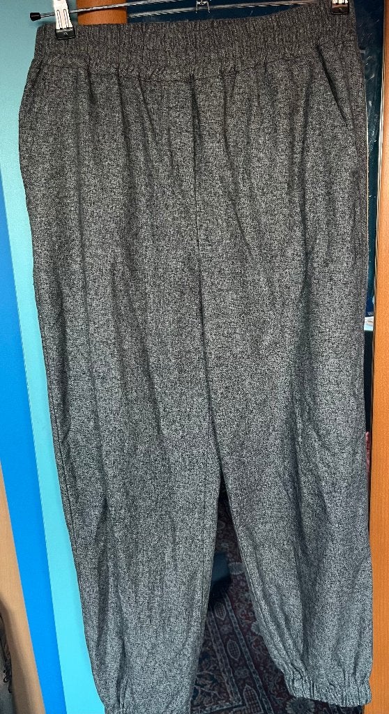 mooie warme grijze broek joggermodel Zara L zgan, Maat 38/40 (M), Verzenden, Zara, Zo goed als nieuw