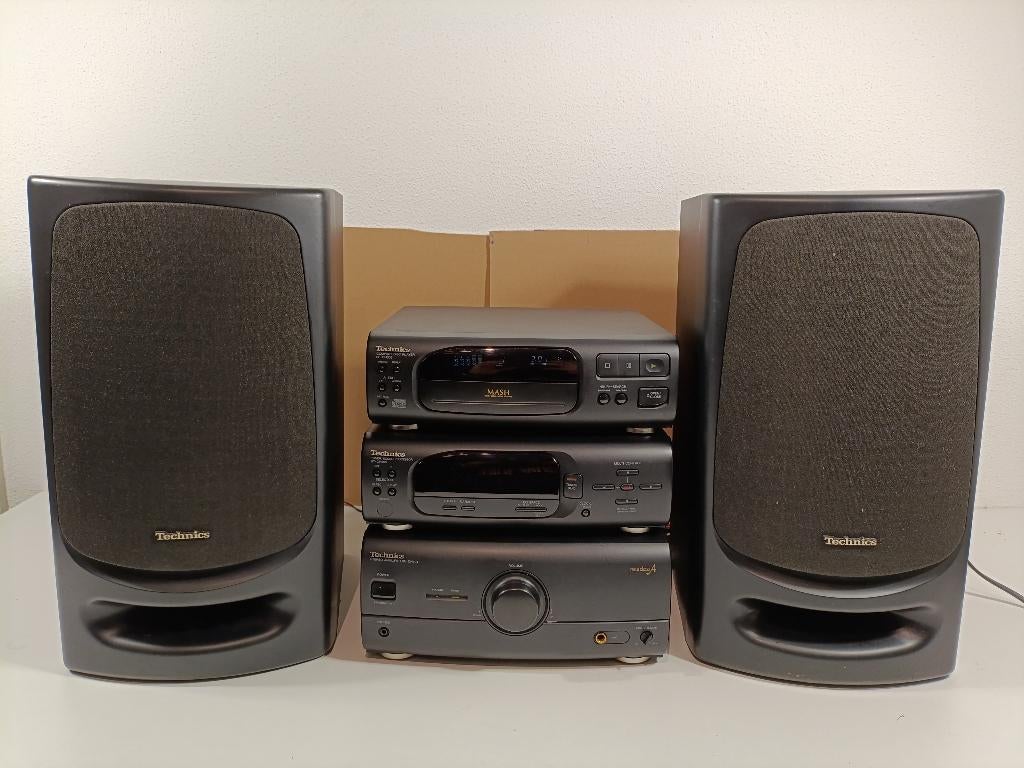 Technics SB-CH404 Stereo Set - Getest en Werkend!, Gebruikt, Tuner of Radio, Losse componenten, Ophalen