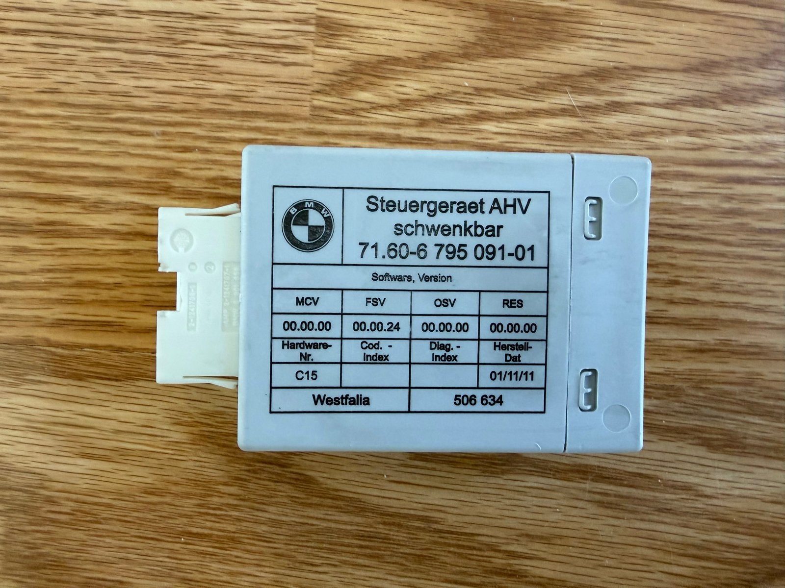 AHV Module BMW E90 E91 Elektrische Trekhaak Westfalia, Auto-onderdelen, Trekhaken, Ophalen of Verzenden, Gebruikt