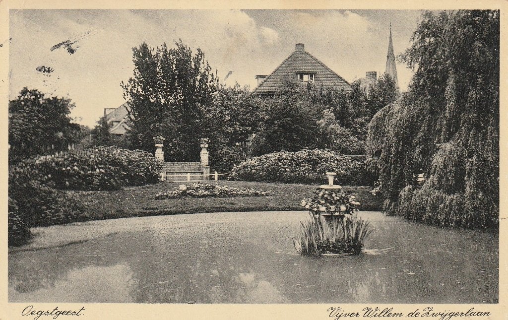 Oegstgeest, Ophalen of Verzenden, 1940 tot 1960, Gelopen, Zuid-Holland