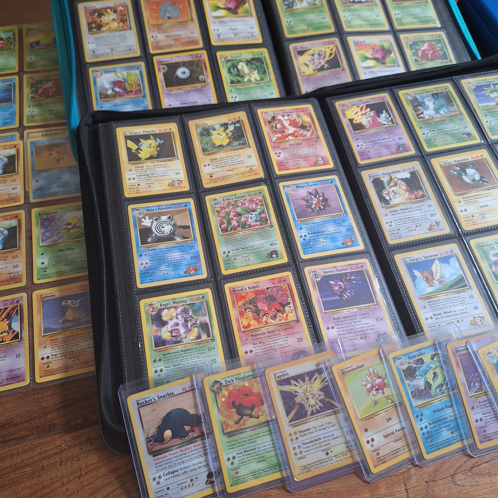Oude pokemon kaarten incl holo's, Ophalen of Verzenden, Zo goed als nieuw, Meerdere kaarten