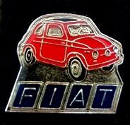 Fiat 500 pin rood, Verzenden, Nieuw, Transport, Speldje of Pin