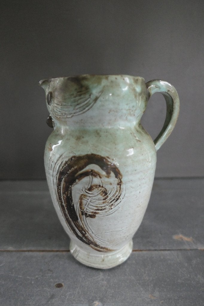 Vintage Paul van Gompel uilenkan vaas uil handwerk, Antiek en Kunst, Antiek | Keramiek en Aardewerk, Verzenden
