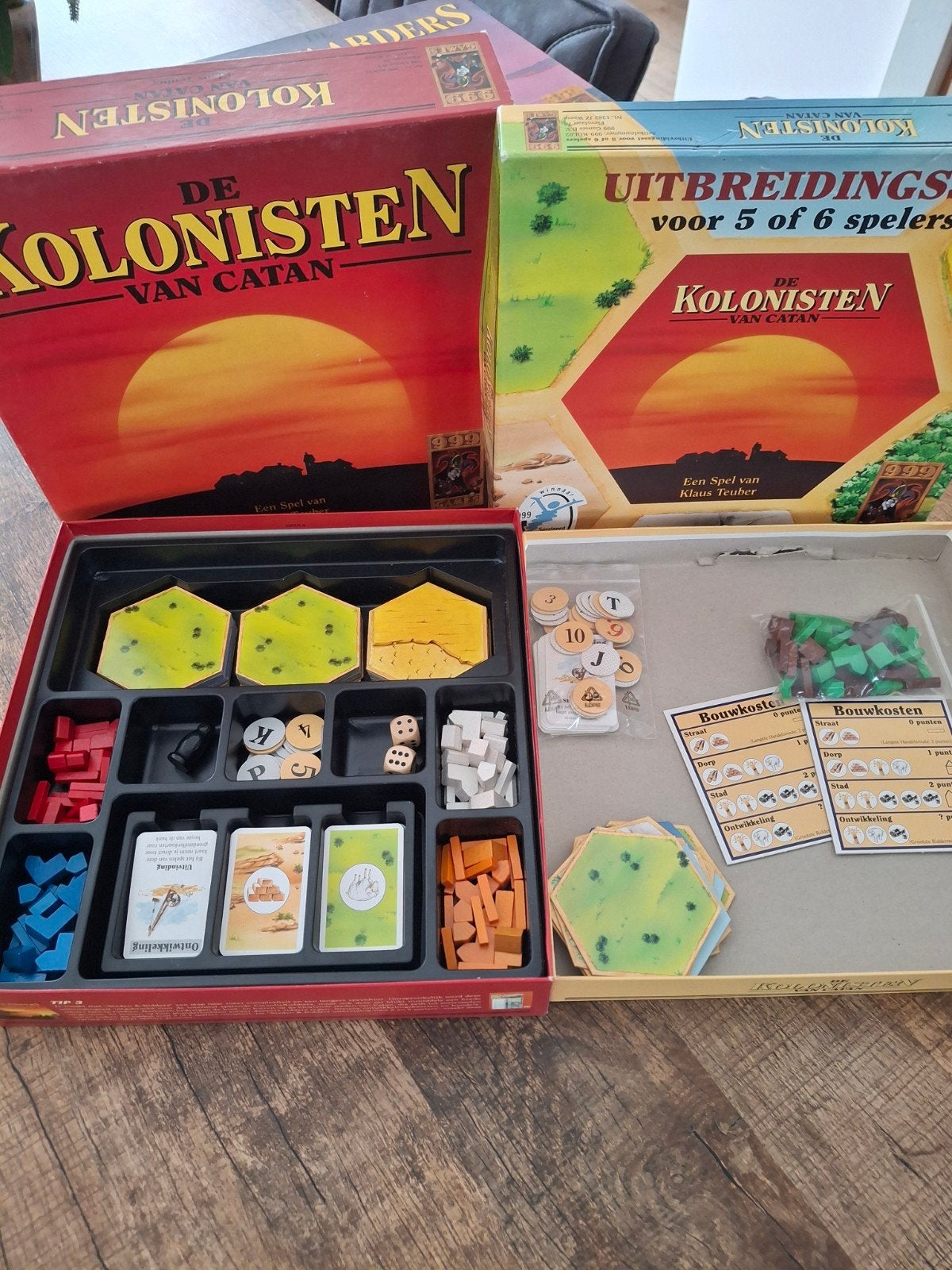 kolonisten basisspel met de uitbreiding 5-6, Ophalen of Verzenden