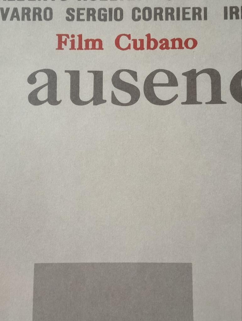 Film affiche Cuba 1970, Ophalen of Verzenden, Gebruikt, A1 t/m A3, Film en Tv