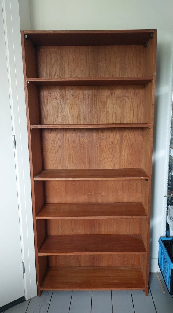 Boekenkast hout, Ophalen, Met plank(en), Gebruikt, 50 tot 100 cm