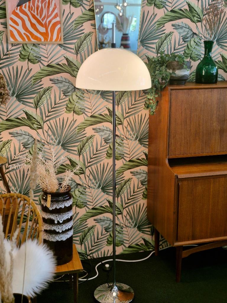 Vloerlamp muschroom Wila design 70s, Ophalen, Kunststof, Gebruikt, Wila