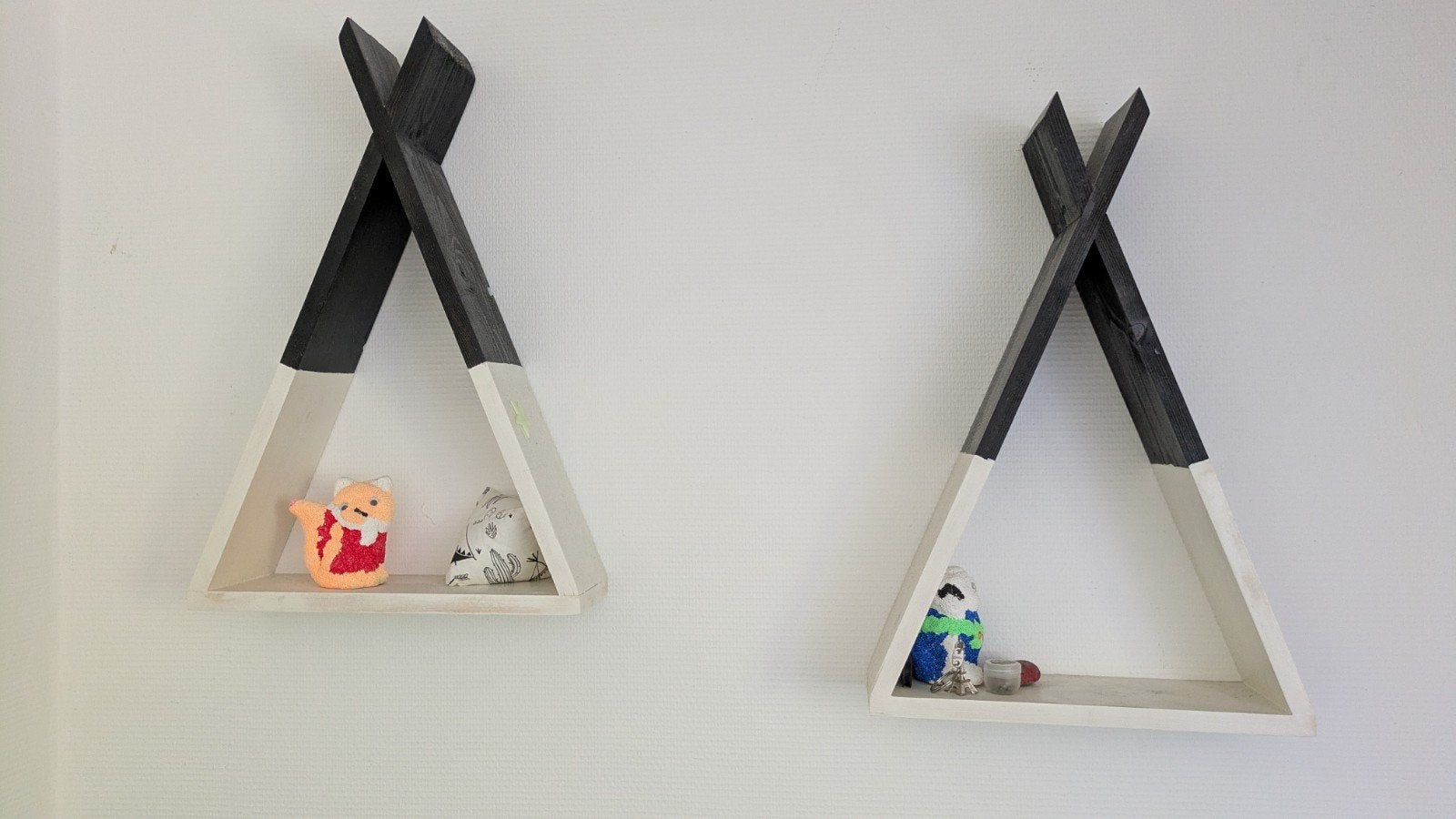 Wandplankjes tipi voor kinderkamer., Ophalen of Verzenden, Gebruikt