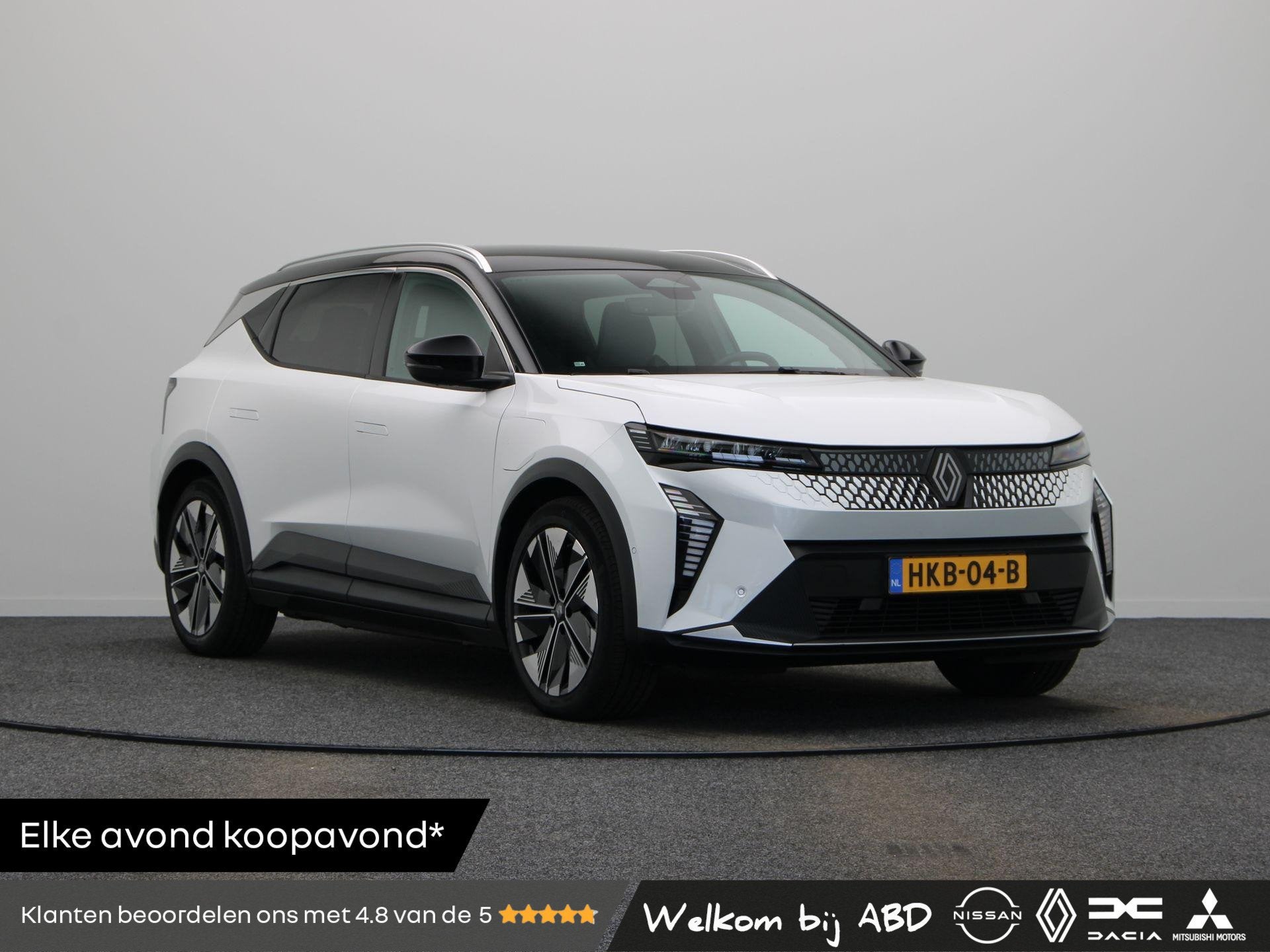 Renault Scenic E-Tech EV87 long range techno | Stoel- en stu, Auto's, Gebruikt, Leder en Stof, Wit, 1817 kg