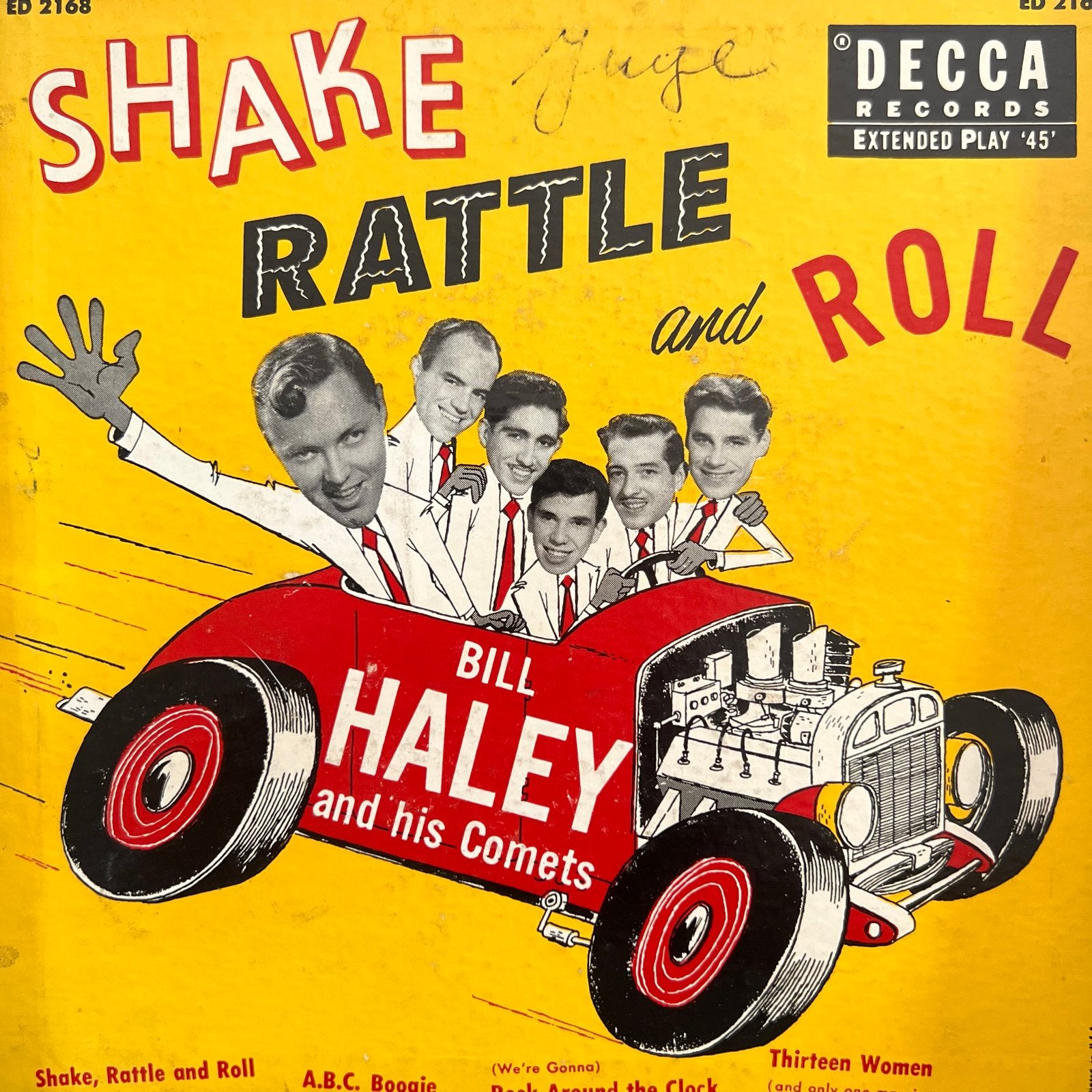 Bill Haley and His Comets - Shake, Rattle and Roll, Ophalen of Verzenden, Gebruikt, 7 inch, EP