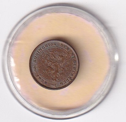 1/2 Cent 1938  Zeer Goed  Uniek, Verzenden, Koningin Wilhelmina, Overige waardes, Losse munt