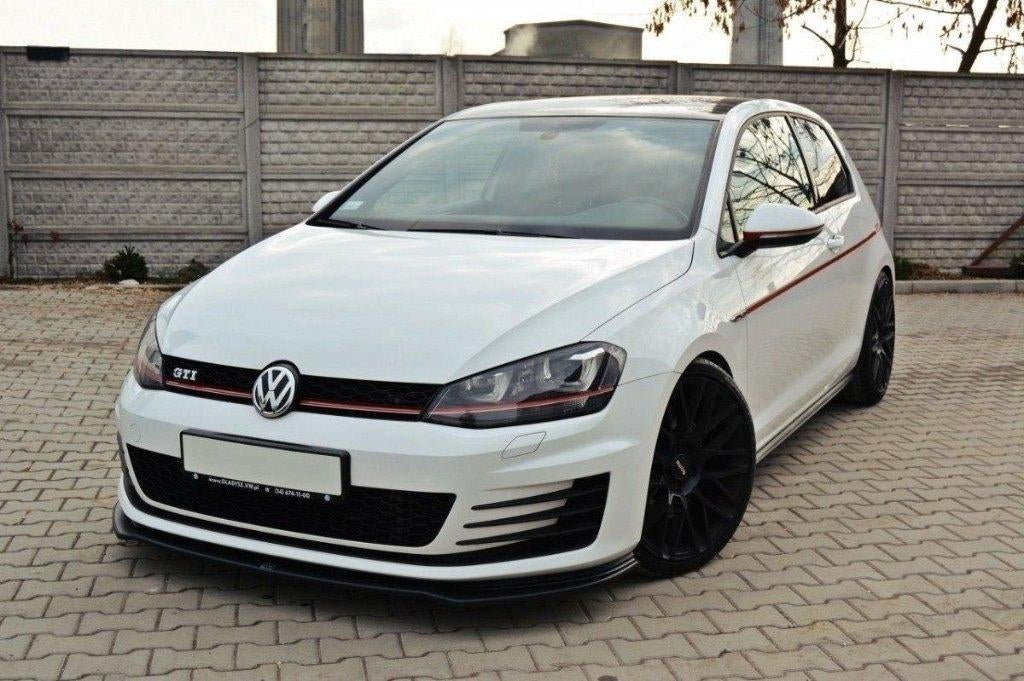 Voorlip skirt diffuser spoiler achterlip - Golf MK7 GTI 12+, Ophalen of Verzenden