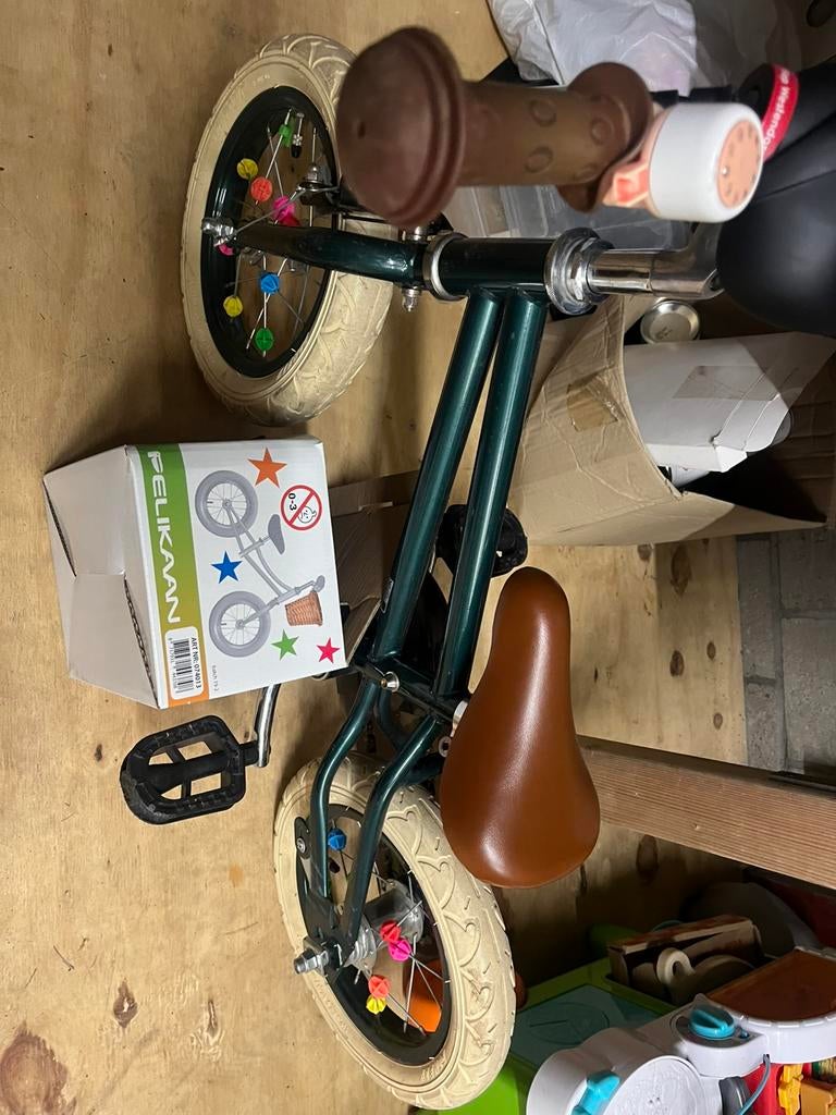 12 inch loopfiets ombouwbaar tot fiets, Fietsen en Brommers, Fietsen | Kinderfietsjes, Ophalen, Zo goed als nieuw, Minder dan 16 inch