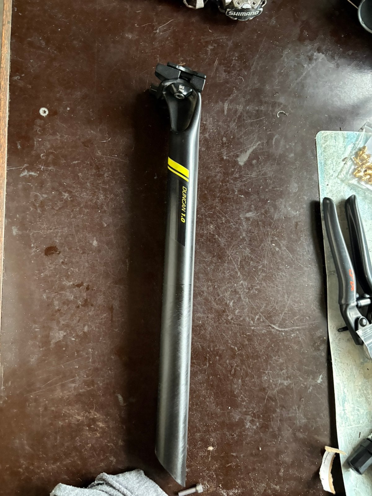 Carbon 31.6 Syncross duncan 1.0 zadelpen, Fietsen en Brommers, Ophalen of Verzenden, Zo goed als nieuw, Carbon