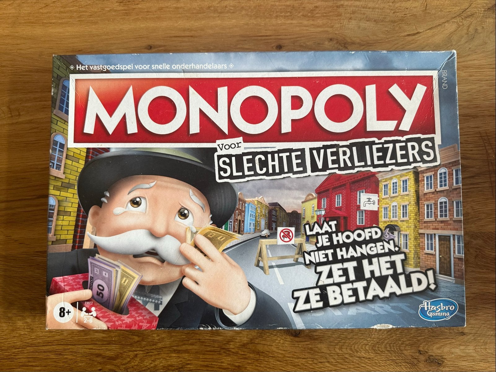 Monopoly voor Slechte Verliezers - Compleet Gezelschapsspel, Hobby en Vrije tijd, Drie of vier spelers, Ophalen, Zo goed als nieuw