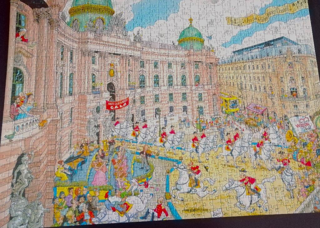 Wenen - Fleroux puzzel, Ophalen of Verzenden, 500 t/m 1500 stukjes, Zo goed als nieuw, Legpuzzel