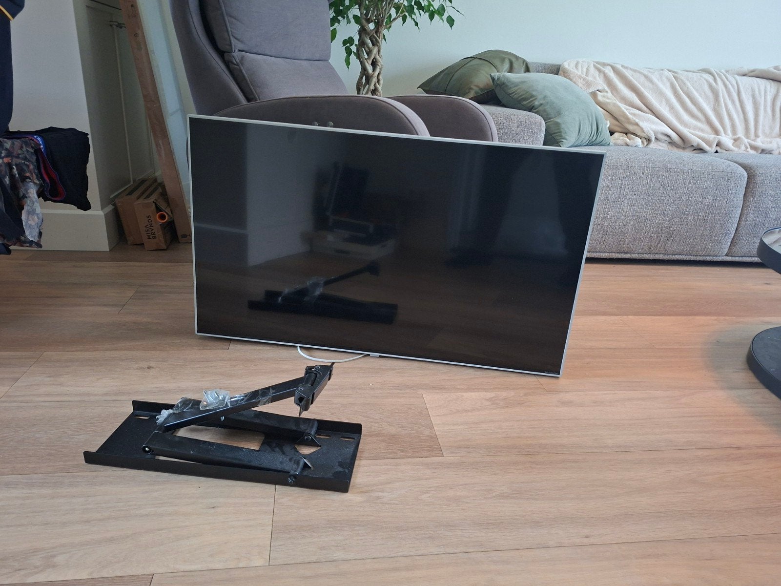LG 43NAN0776PA 43 inch NanoCell Smart TV met muurbeugel, LED, 50 Hz, Ophalen of Verzenden, Zo goed als nieuw