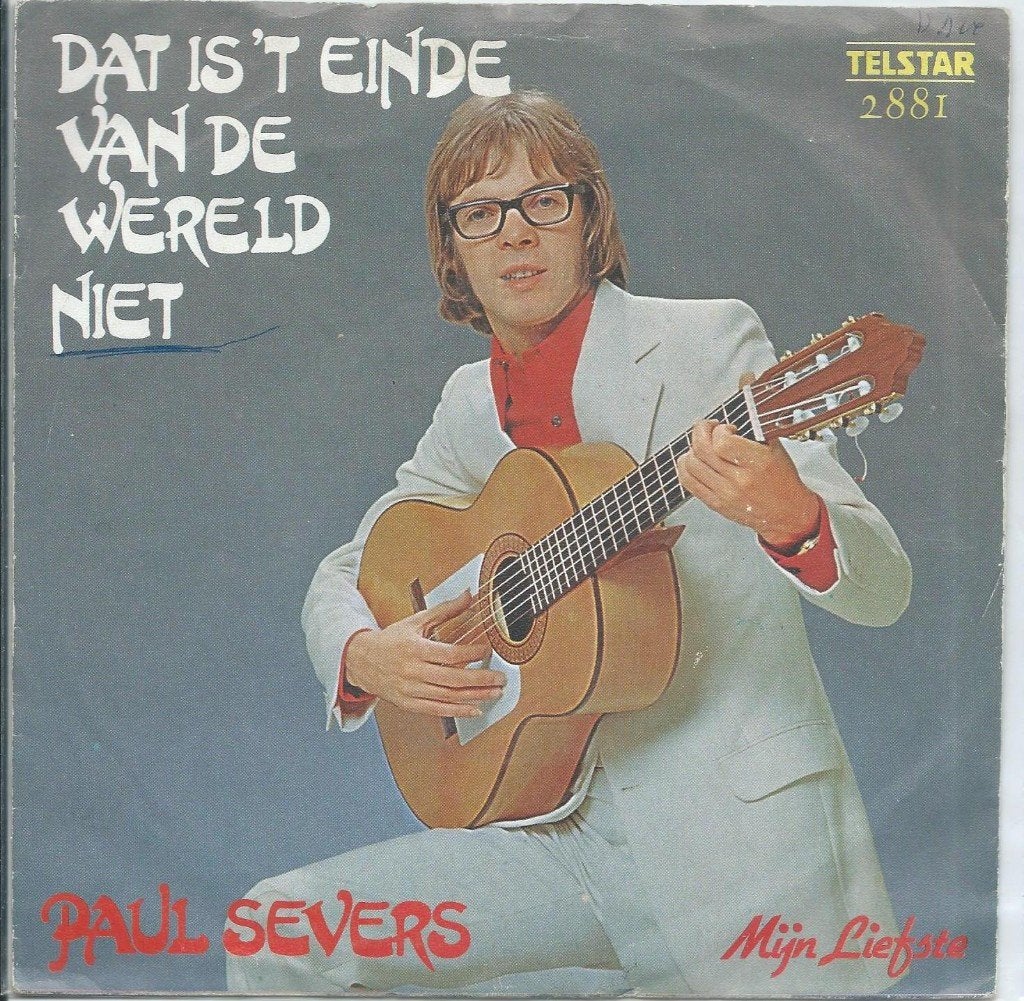 Vinyl Single Paul Severs, Ophalen of Verzenden, Gebruikt, Nederlandstalig