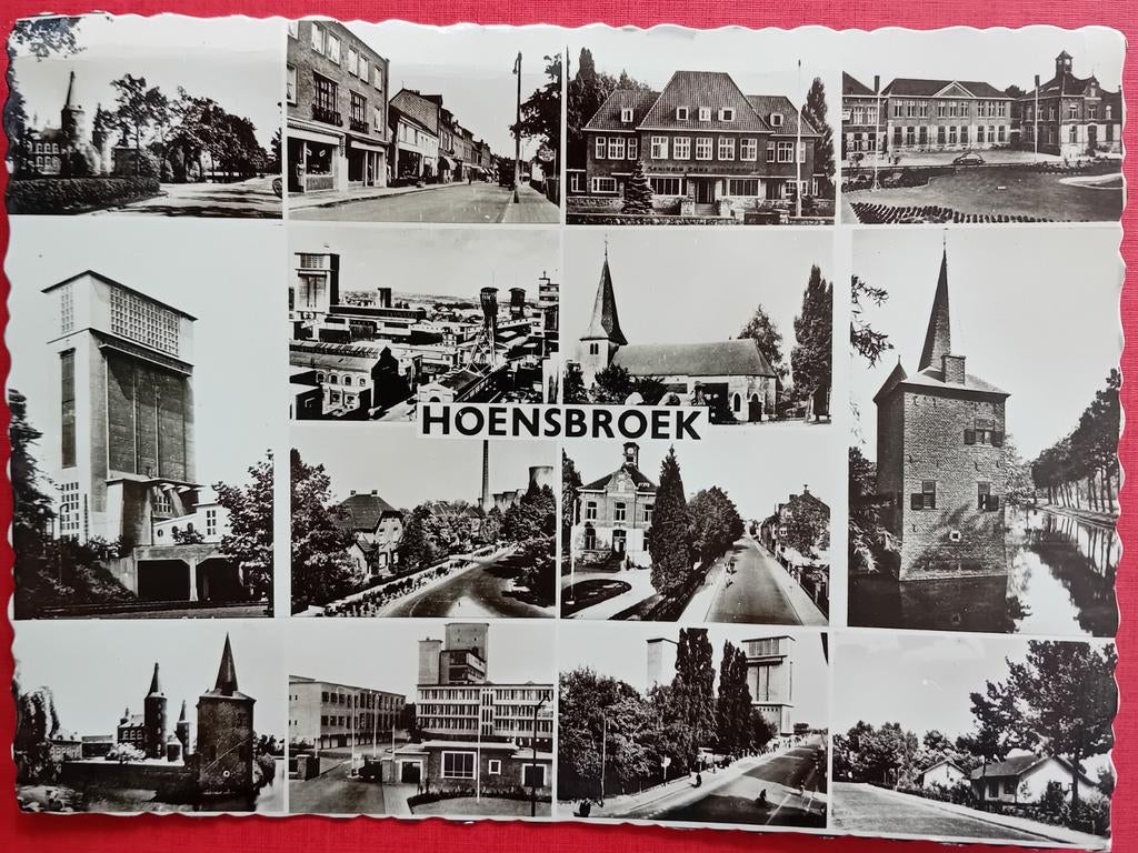 Ansichtkaart Hoensbroek, Verzamelen, Ansichtkaarten | Nederland, Ophalen of Verzenden