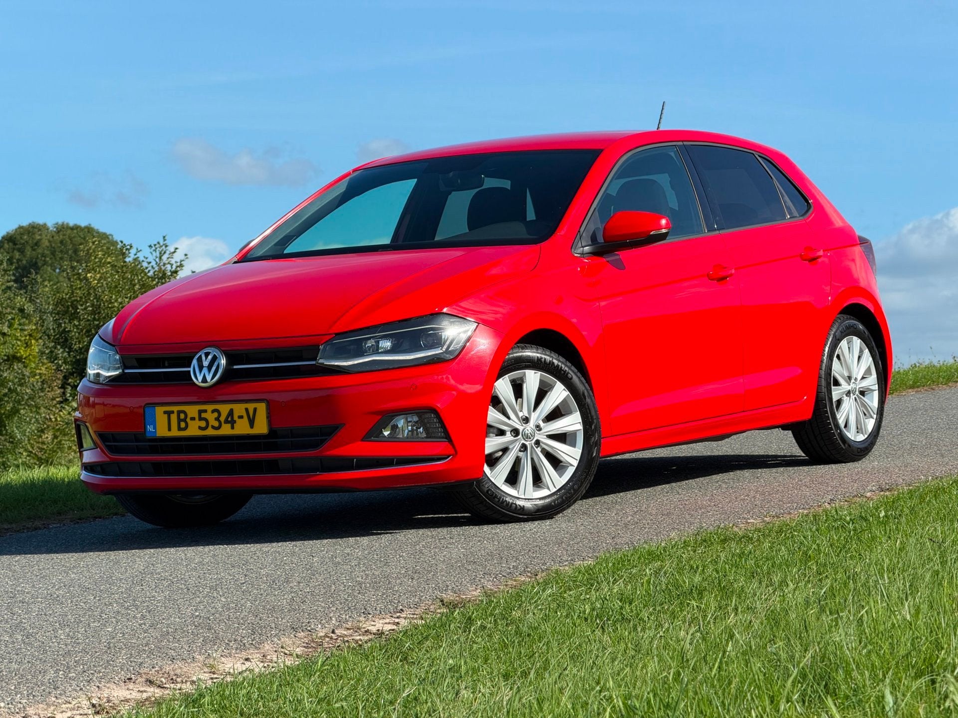 Volkswagen Polo 1.0 TSI Highline |Vitual cockpit |Led |Carpl, Auto's, Stof, Gebruikt, 95 pk, 49 €/maand