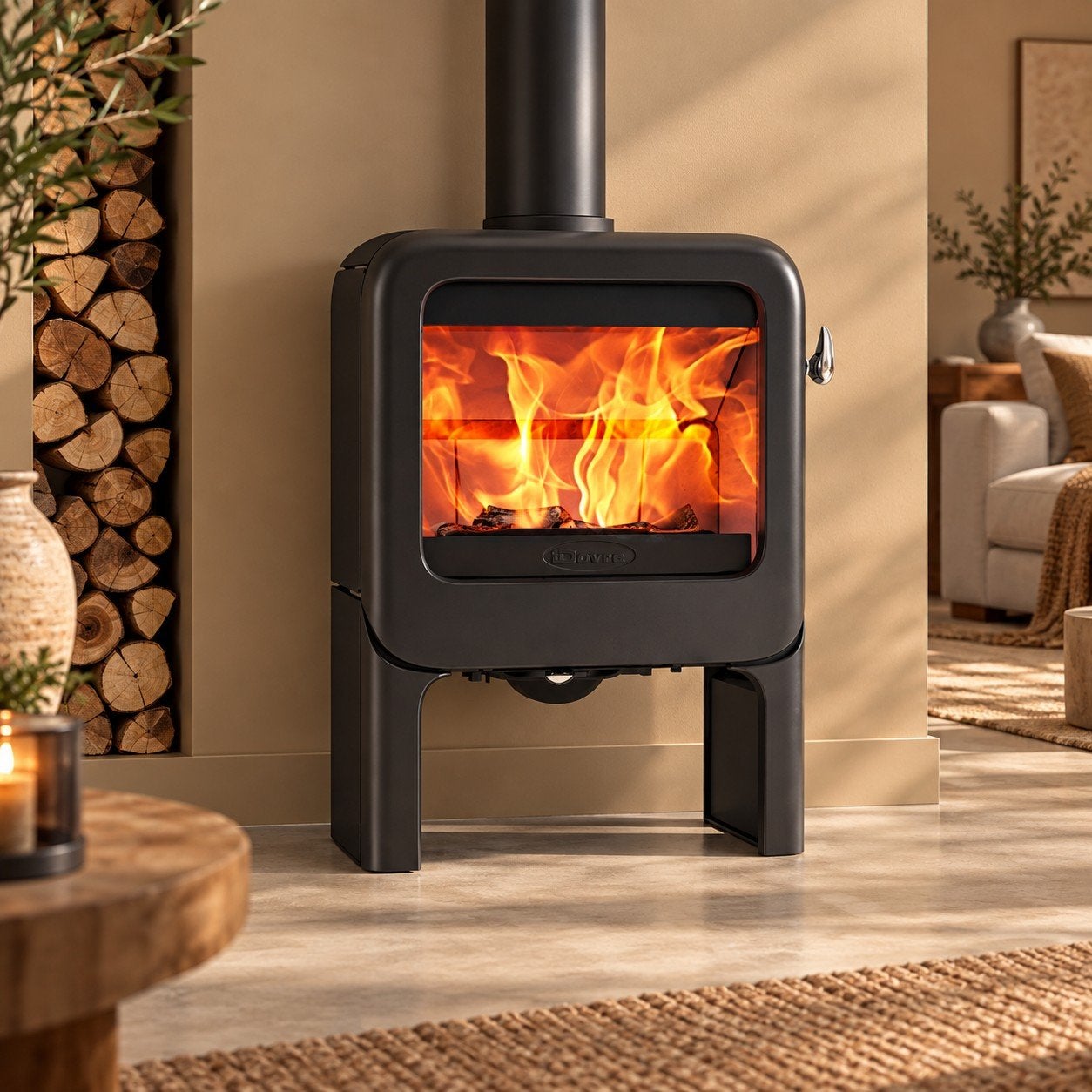 Houtkachel Dovre Rock 350TB nieuw, Huis en Inrichting, Ophalen of Verzenden, Vrijstaand, Hout, Nieuw