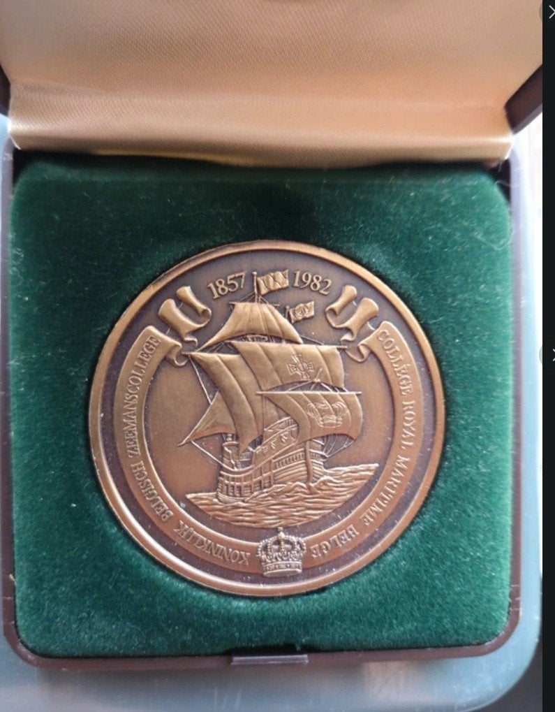 Herdenkingsmedaille / penning van het 125-jarig bestaan, Postzegels en Munten, Penningen en Medailles, Ophalen of Verzenden, Brons