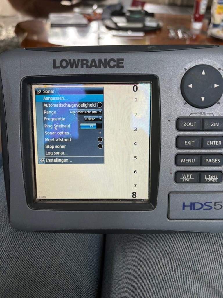 Lowrance dieptemeter HDS 5, Watersport en Boten, Ophalen of Verzenden, Gebruikt, Overige typen