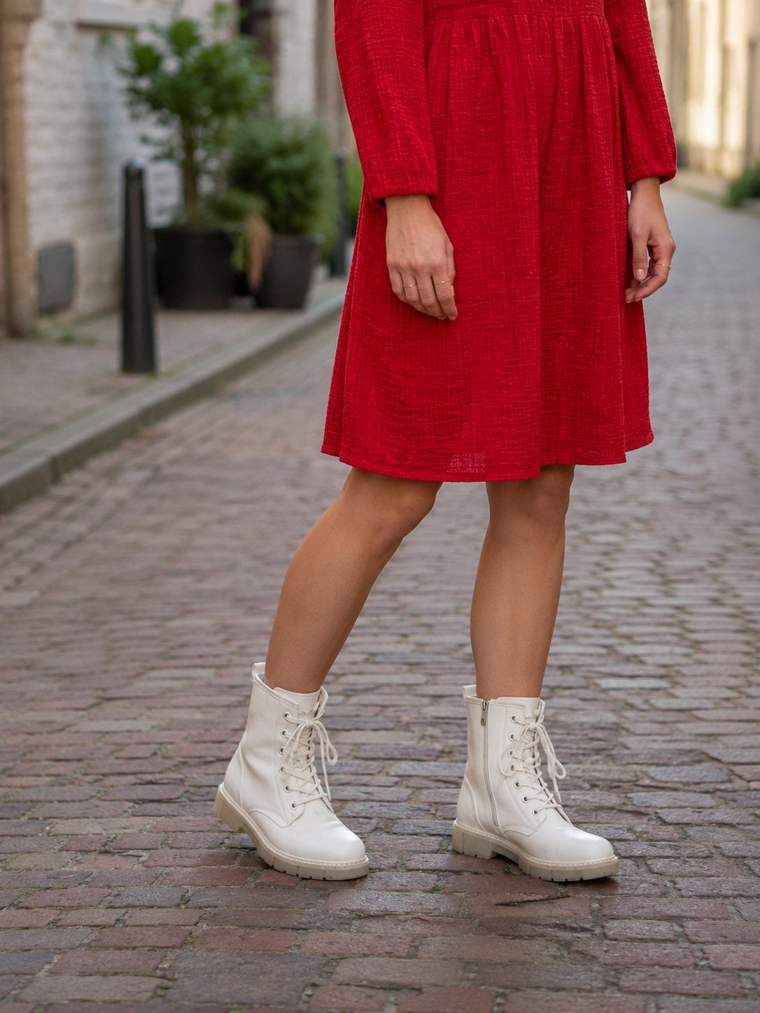 Leuke boots van Marco Tozzi, maat 40, Beige, Lage of Enkellaarzen, Ophalen of Verzenden, Zo goed als nieuw
