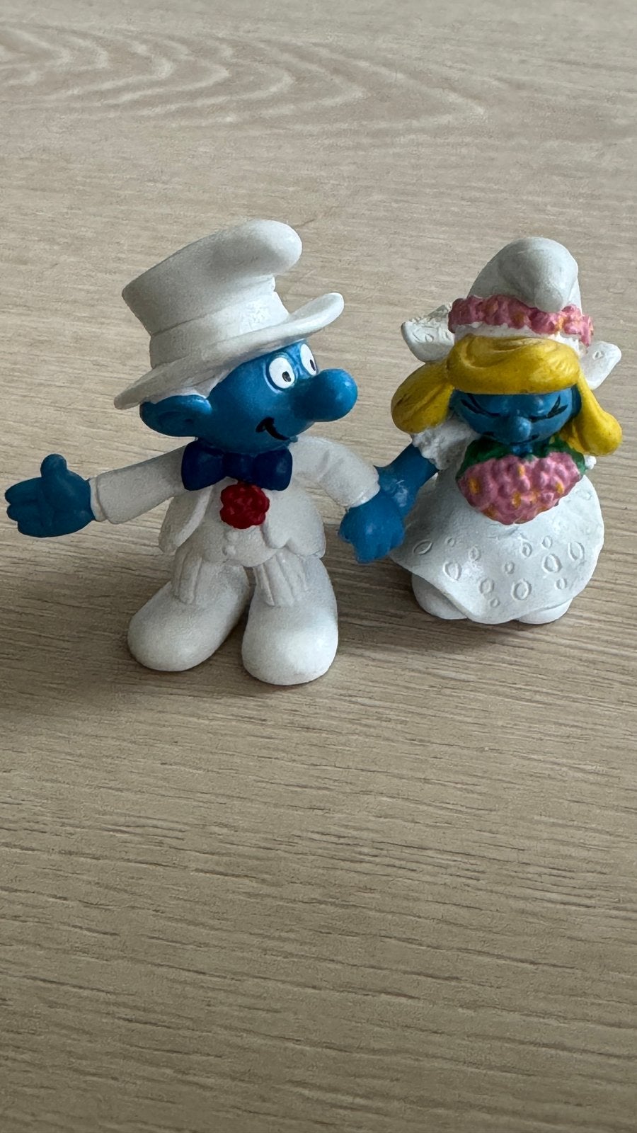Bruidspaar smurfen p, Verzamelen, Ophalen of Verzenden, Zo goed als nieuw