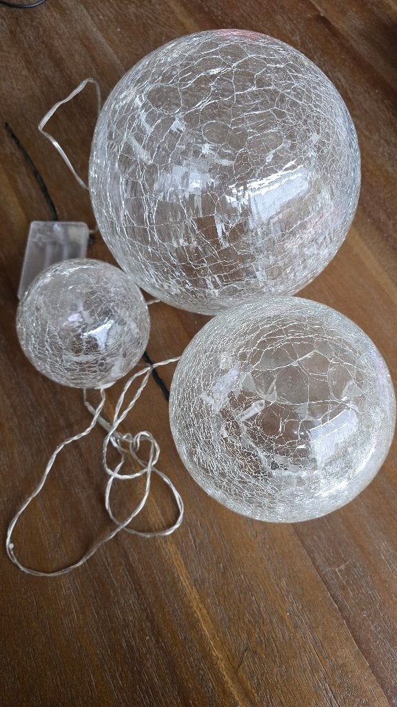 Intratuin tafellamp transparant 10,15,20 cm, Ophalen of Verzenden, Zo goed als nieuw