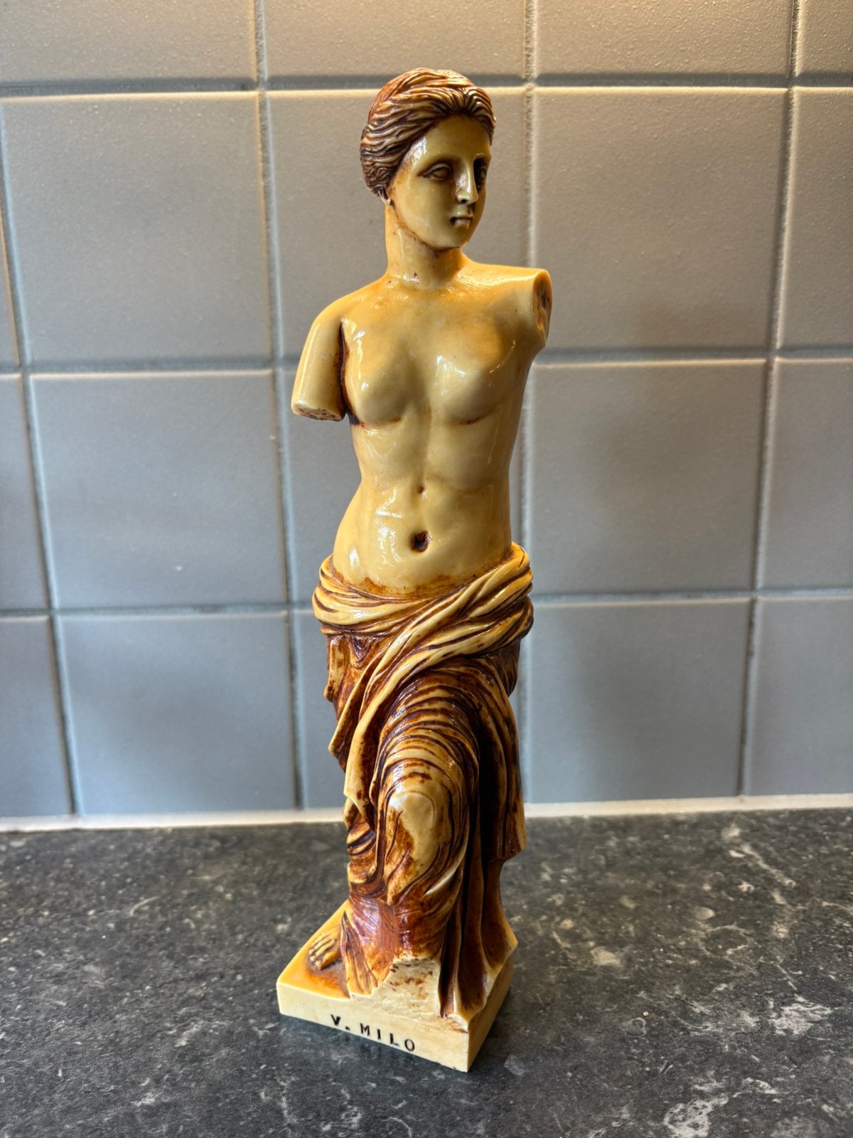 Vintage standbeeld van Venus de Milo gesigneerd A.Giannetti, Ophalen