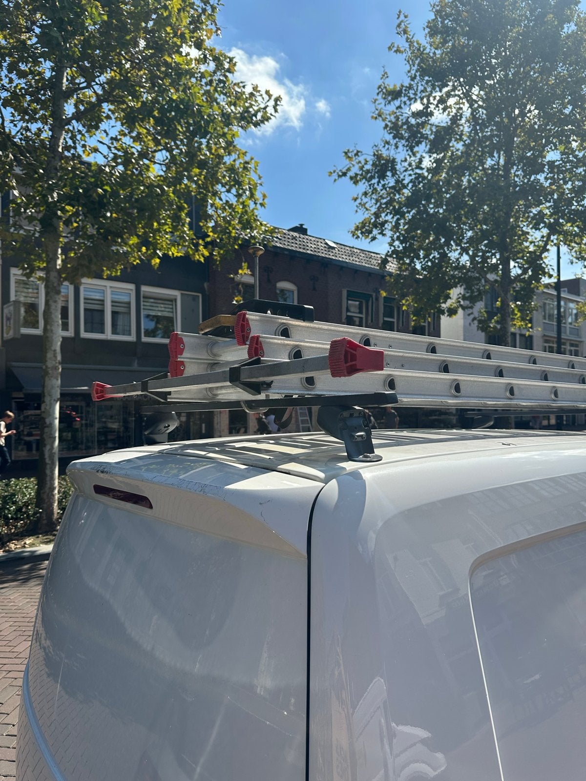 Altrex Ladder 9 meter 3-delig, Gebruikt, Ophalen of Verzenden, Ladder, Opvouwbaar of Inschuifbaar