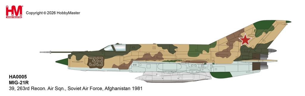 Hobby Master HA0005 | Mikoyan-Gurevich MIG-21R Fishbed, Verzamelen, Ophalen, Schaalmodel, Nieuw, Pilot Station