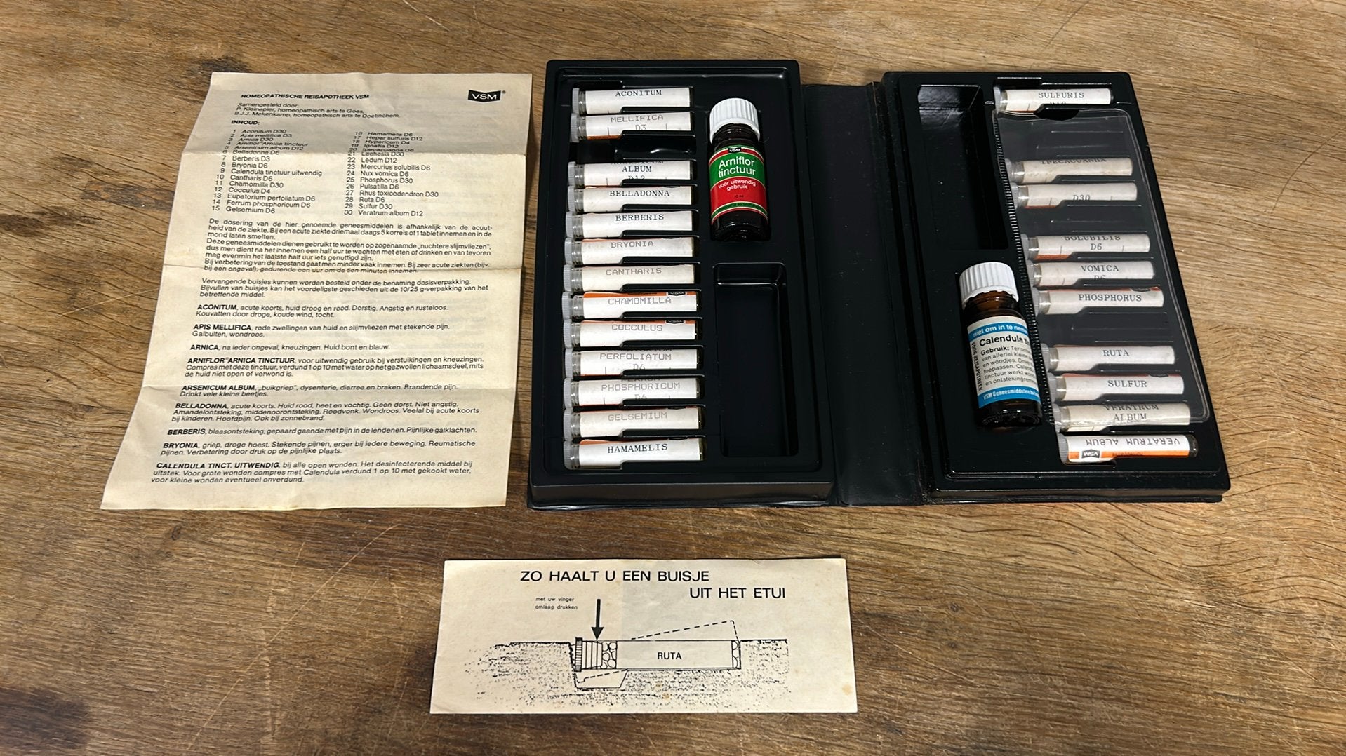 Homeopatische Reisapotheek. VSM., Ophalen of Verzenden, Zo goed als nieuw, Miniatuur