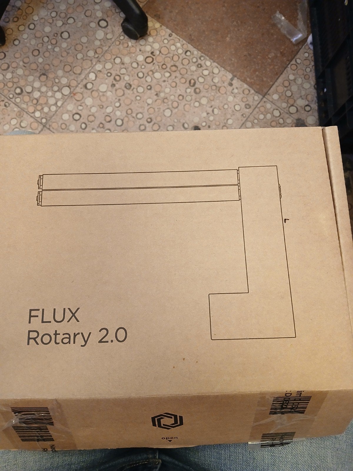 FLUX Rotary 2.0 - Rotatie module voor lasergraveren, Ophalen of Verzenden
