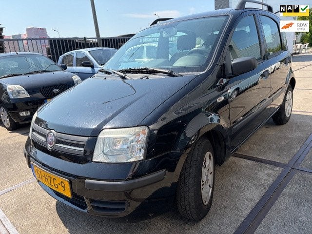 Fiat Panda 1.2 Edizione Cool AIRCO IJSKOUD, Voorwielaandrijving, Stof, Gebruikt, Zwart