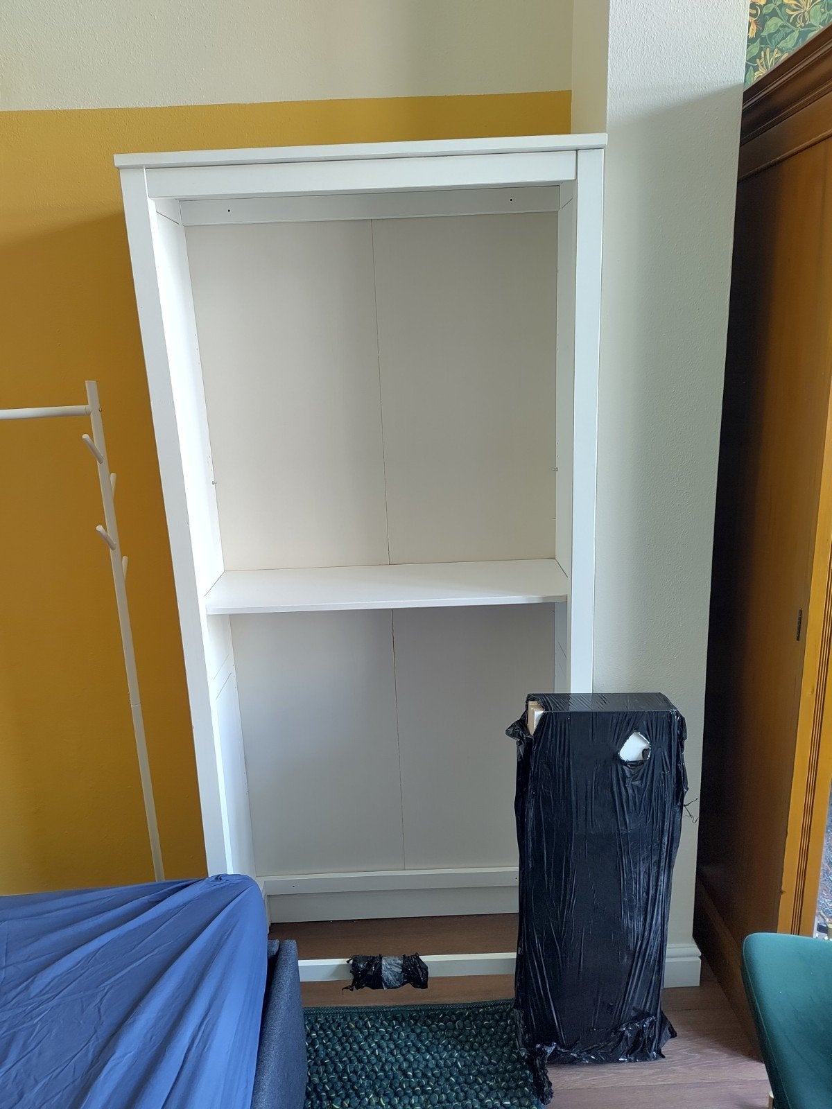 Hemnes boekenkast wit, Ophalen, Met plank(en), Gebruikt, 50 tot 100 cm