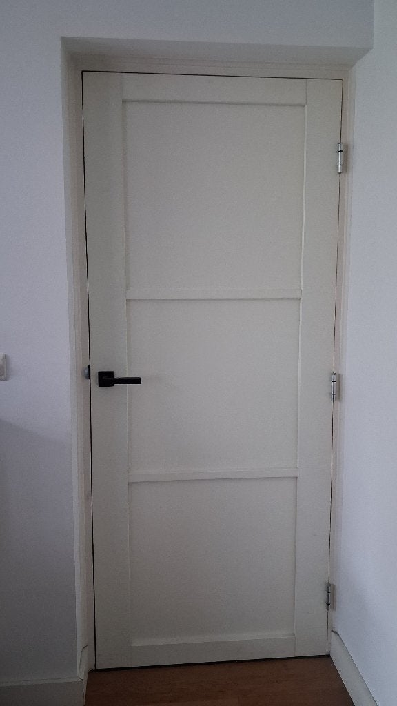Witte binnendeur, Ophalen, Gebruikt, 80 tot 100 cm, Binnendeur