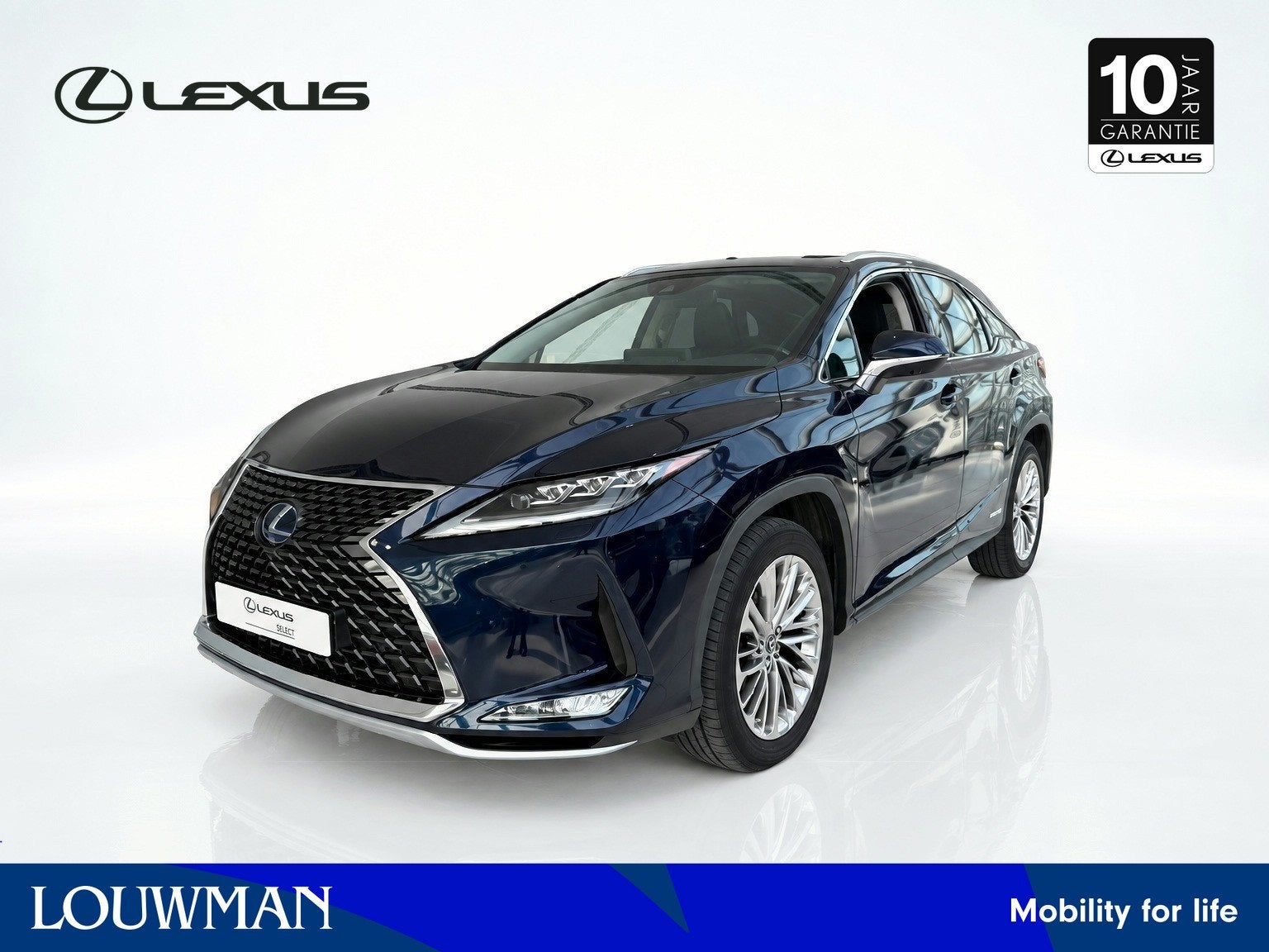 Lexus RX 450h 4WD President Line | Dealeronderhouden | NL au, Auto's, Automaat, Gebruikt, Blauw, Bedrijf
