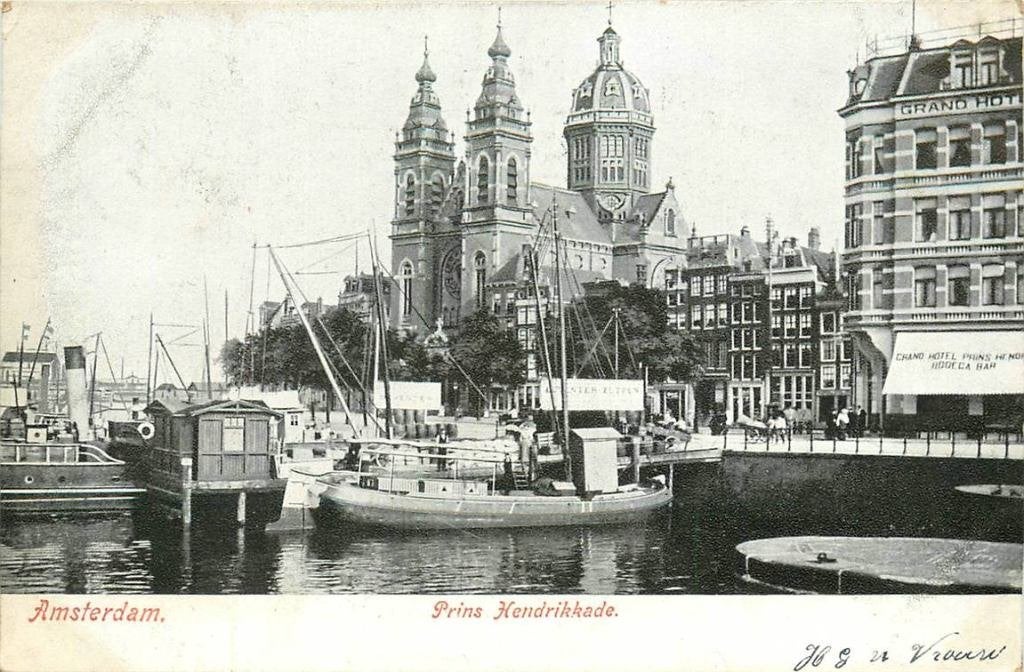 388-184-037 Amsterdam Prins Hendrikkade, Verzenden, Voor 1920, Noord-Holland