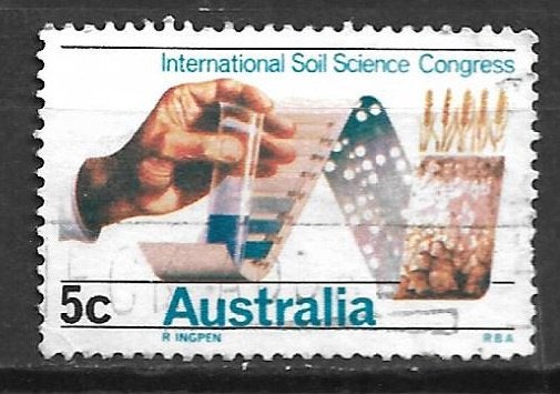 Australie 1968 Internationaal bodemkunde congres, Ophalen of Verzenden, Gestempeld