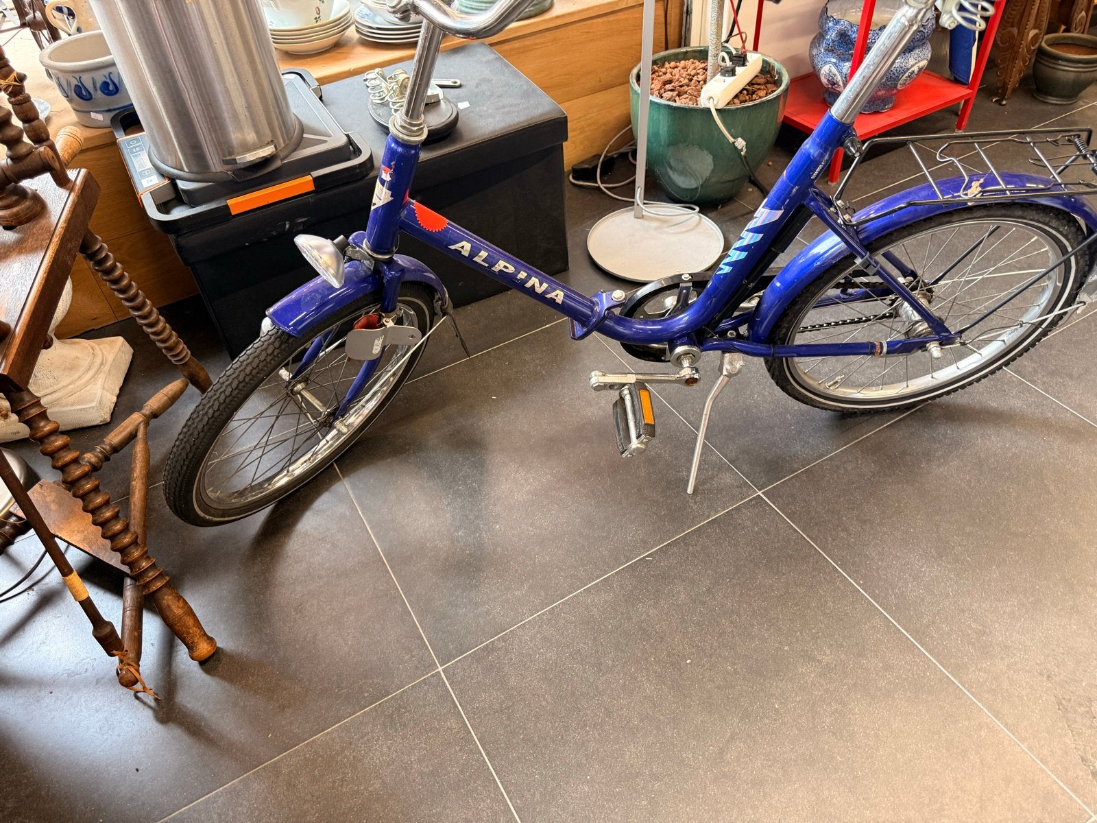 Alpina opvouwbare fiets - Blauw, 20 inch, Gebruikt, Totaal opvouwbaar, Dames, Ophalen