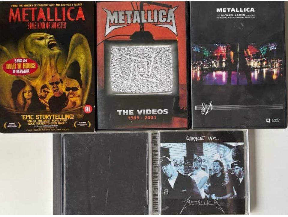 Metallica - 3x DVD 2x CD incl. Poster Hitkrant, Verzenden, Zo goed als nieuw