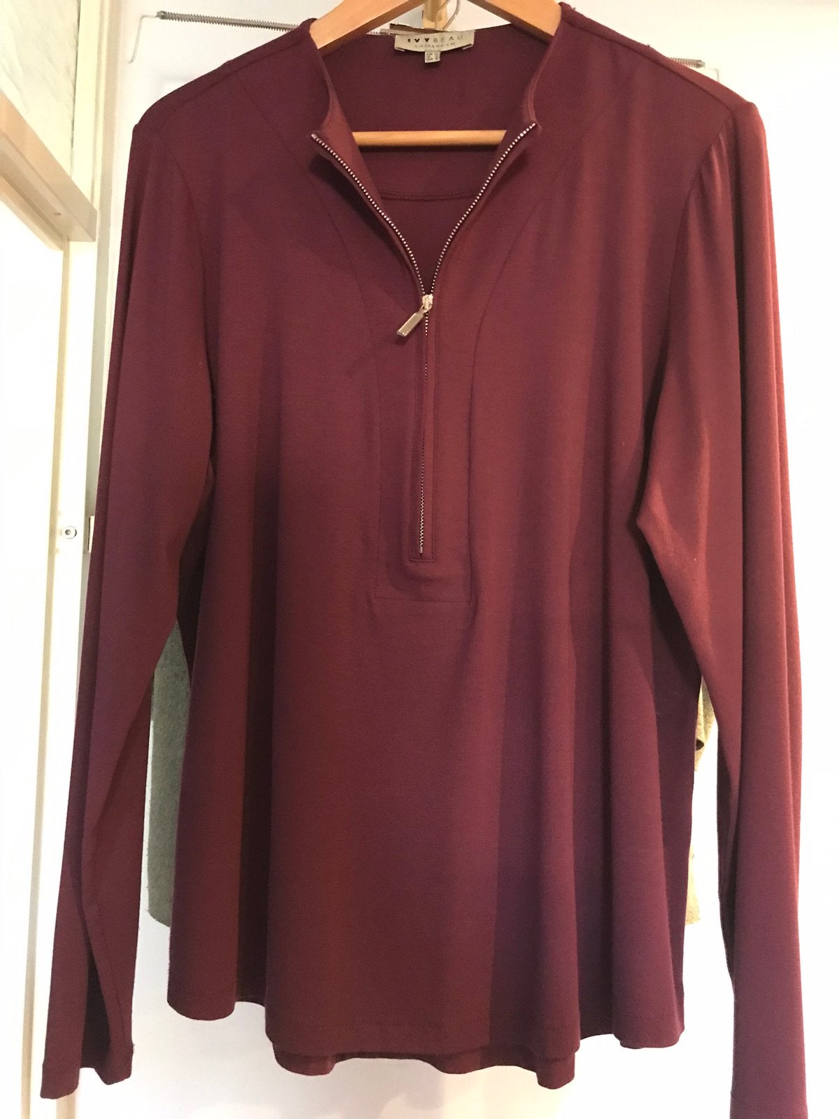 Nette blouse (46) bordeau, Ophalen of Verzenden, Gedragen, Maat 46/48 (XL) of groter