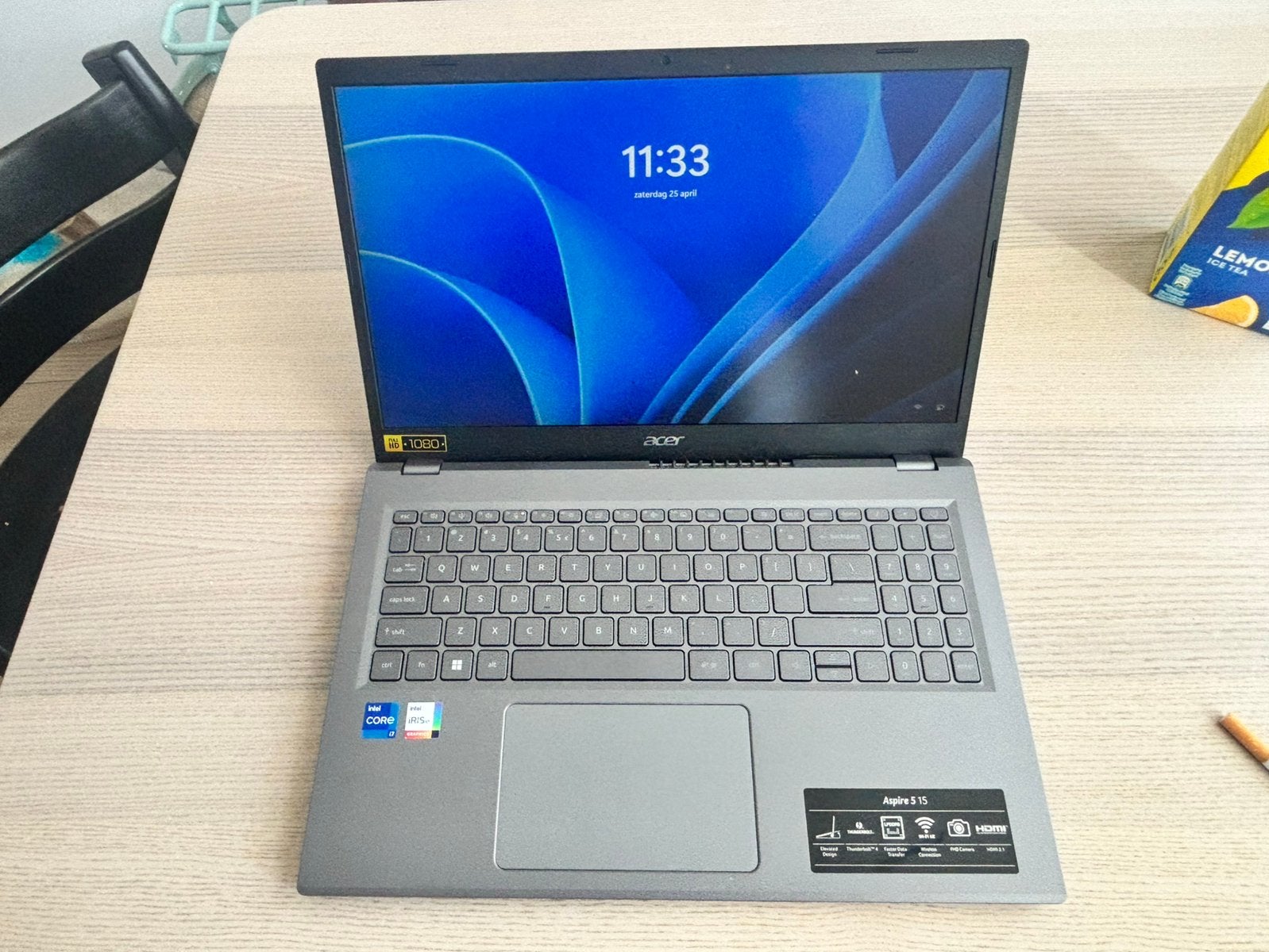Acer Aspire 5 A515-58m. 13th gen Intel i7, Computers en Software, 2 tot 3 Ghz, Ophalen of Verzenden, Zo goed als nieuw, 16 GB