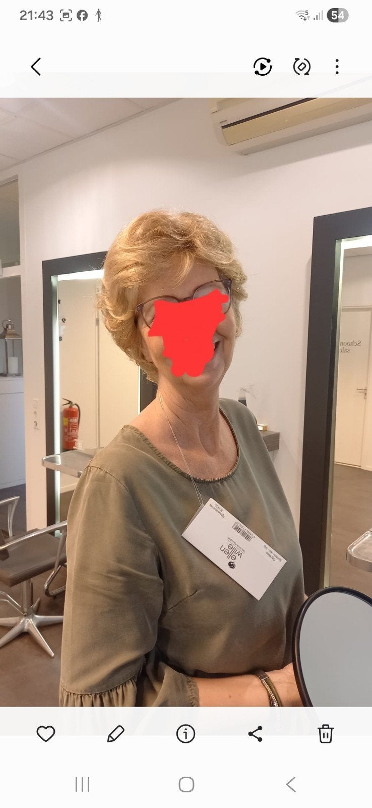 Nieuwe pruik met toebehoren, Ophalen of Verzenden, Zo goed als nieuw